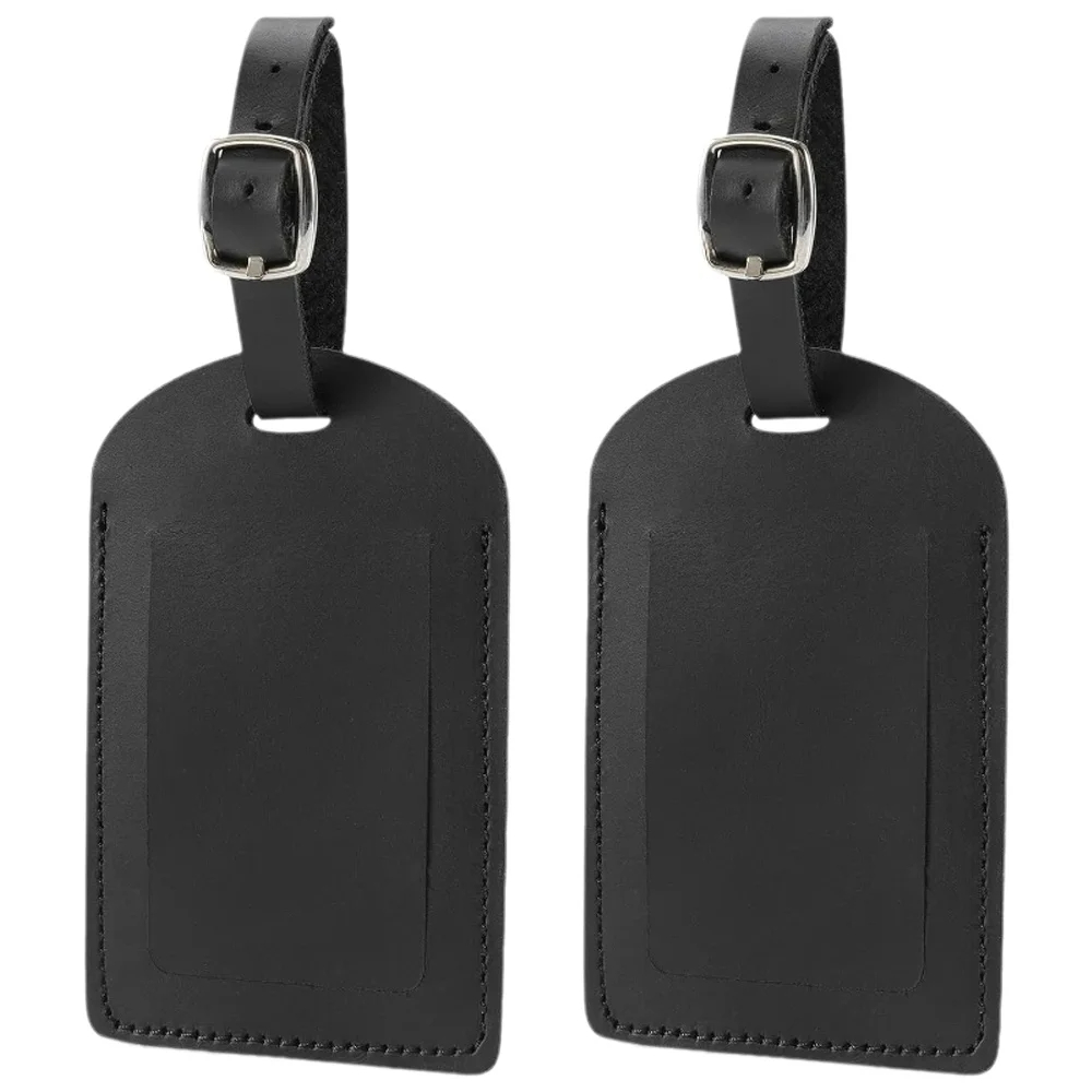 Men'S Accessories Holder - 1PC PU Leather Luggage Tag Suitcase