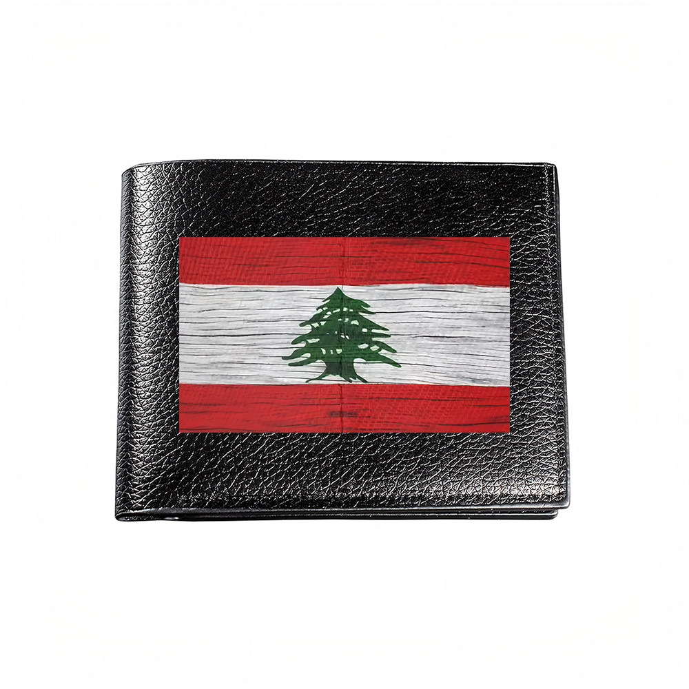 Men Accessories Photos - Lebanese Flag Design Men S Wallet