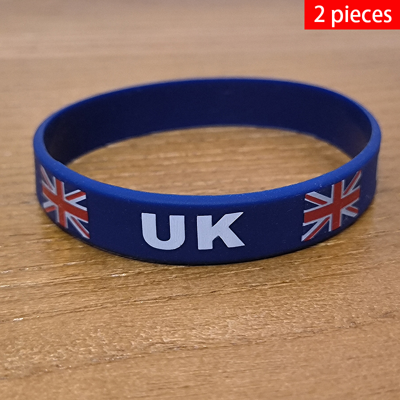 2pcs UK National Flag Wristban - Men'S Accessories Uk ulasan dan harga