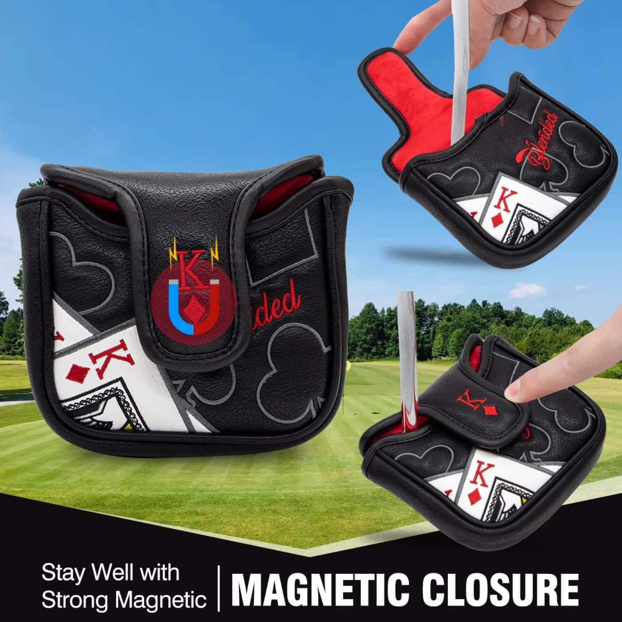 King Of Hearts Embroidered Mal - Men Accessories For Gift ulasan dan harga