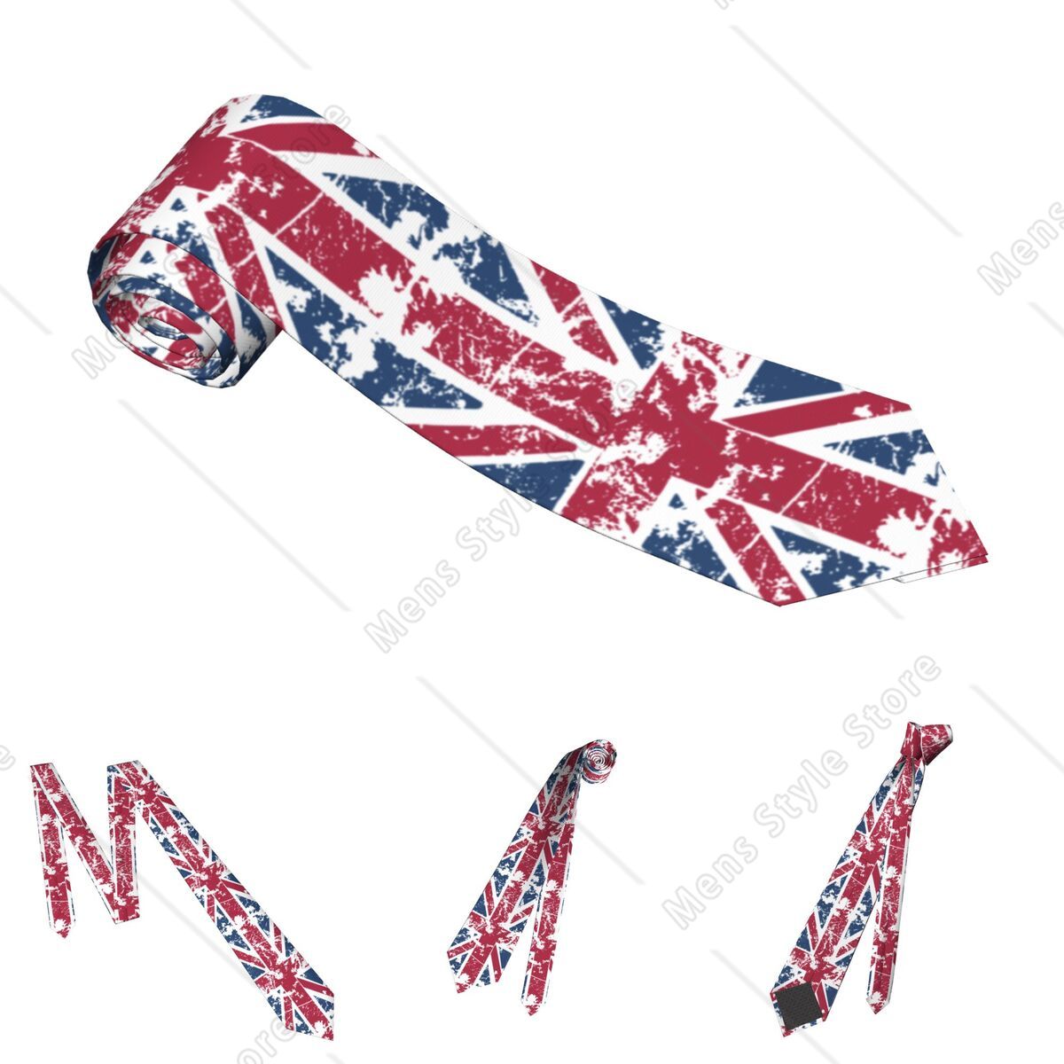 Union Jack Flag Men Women Neck - Men'S Accessories Uk ulasan dan harga