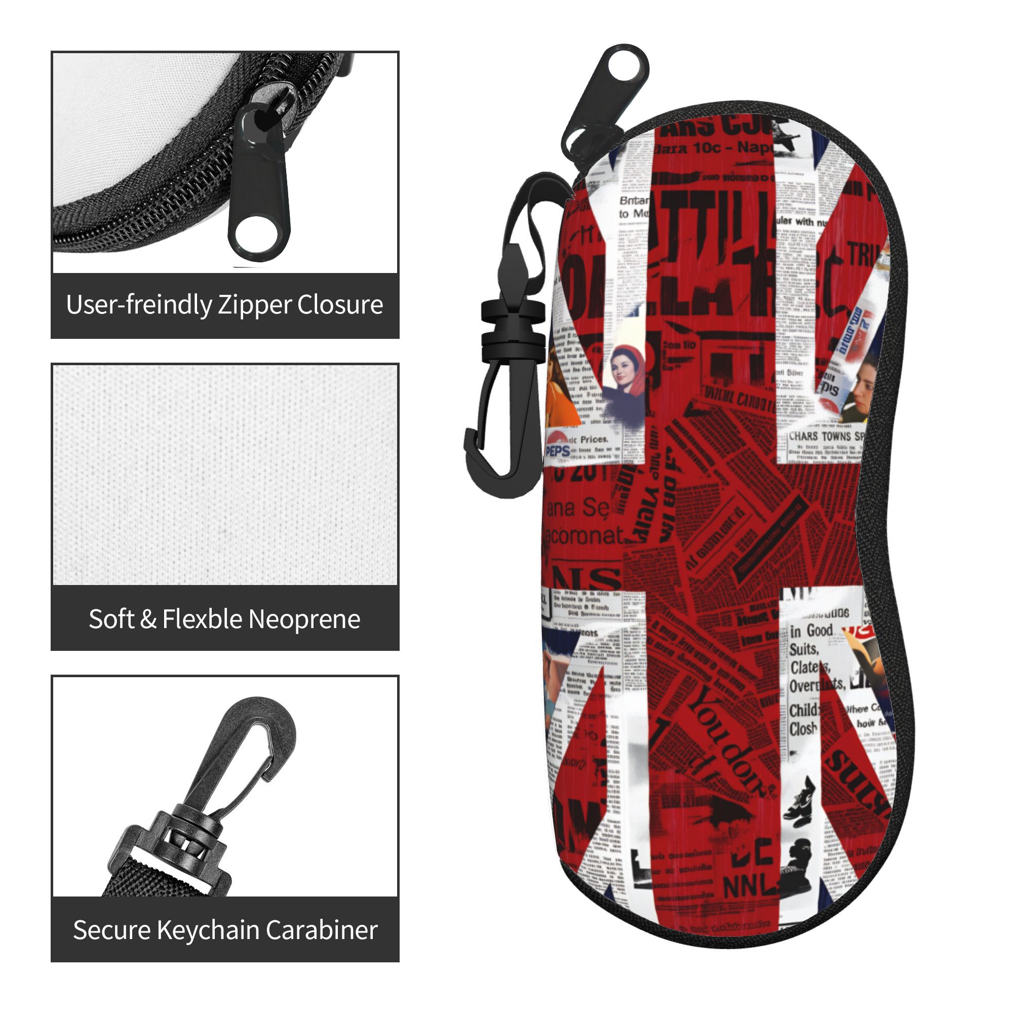 British flag UK Glasses Case   - Men'S Accessories Uk ulasan dan harga