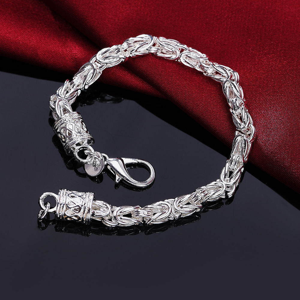 925 sterling silver faucet dom - Men Accessories Chain And Bracelet ulasan dan harga