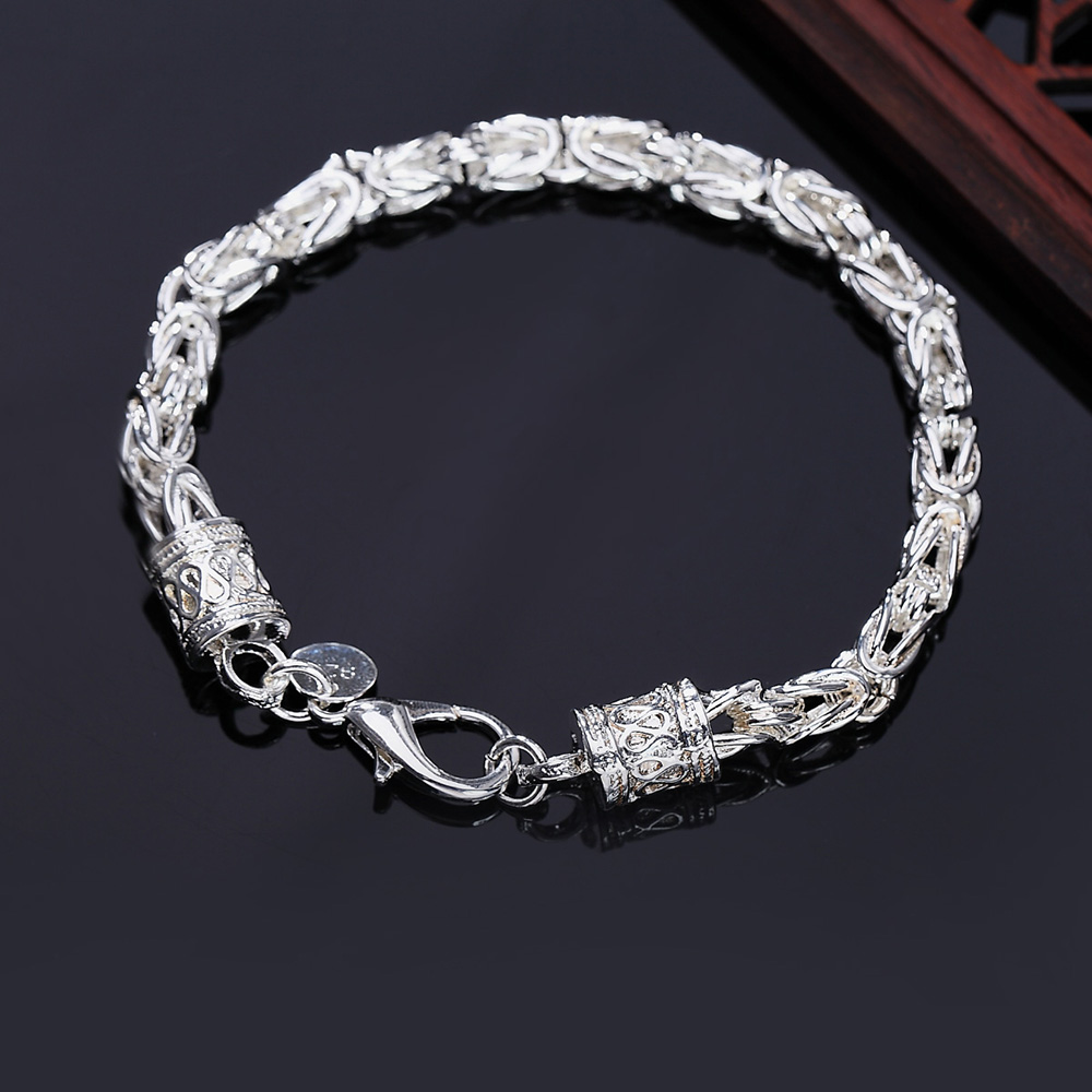 925 sterling silver faucet dom - Men Accessories Chain And Bracelet ulasan dan harga