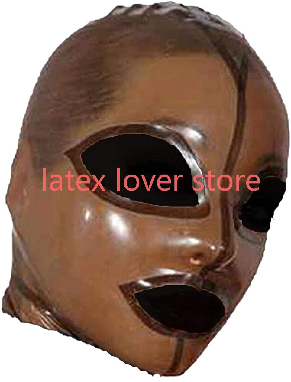 Latex Mask Transparen Brown Ru - Men Accessories To Wear ulasan dan harga