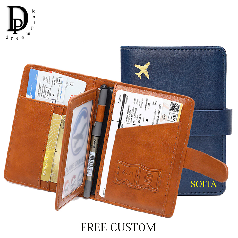 Custom Letters Travel Passport - Men'S Accessories Holder ulasan dan harga