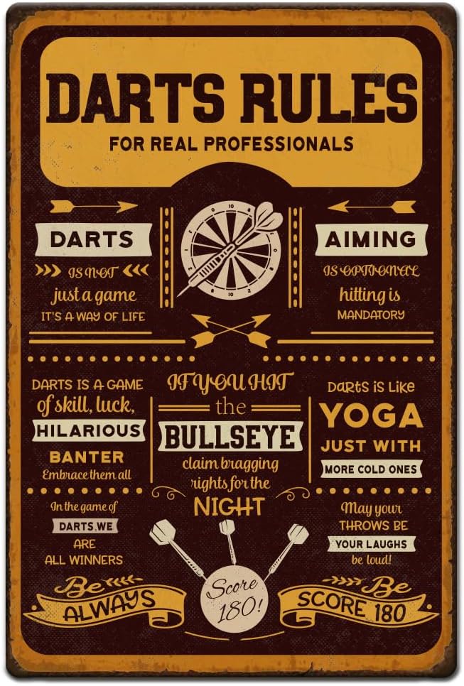 1pc Vintage Metal Tin Sign  Re - Men Accessories Rule ulasan dan harga