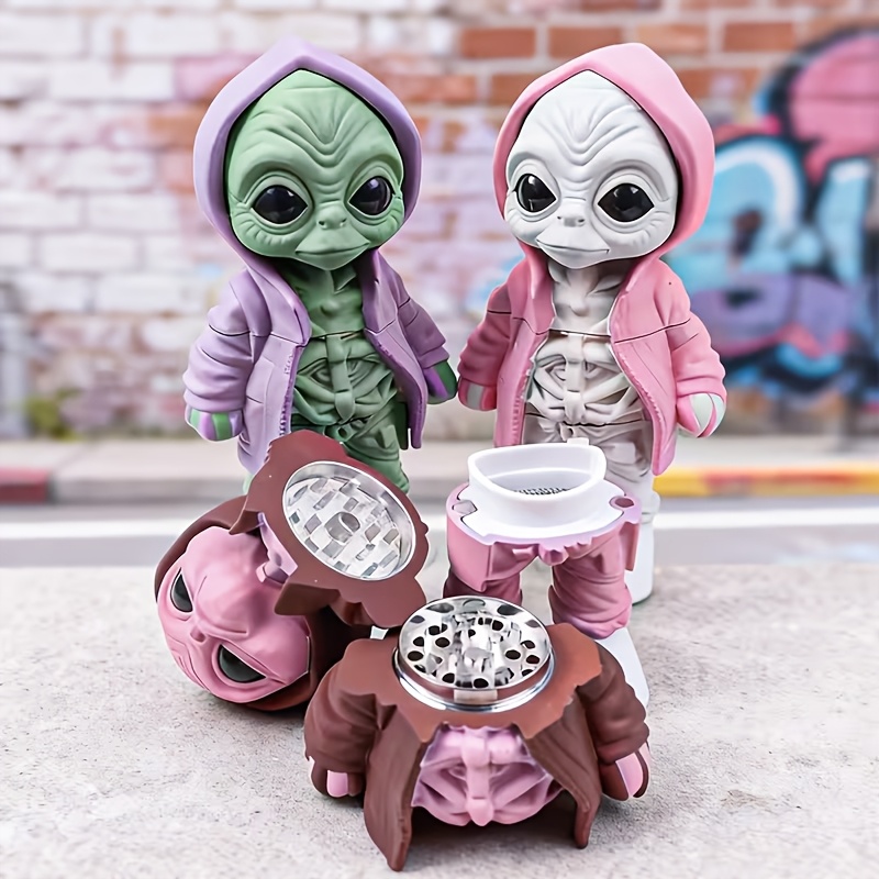 Funny Alien Herb Grinder Spice - Men Accessories For Gift ulasan dan harga