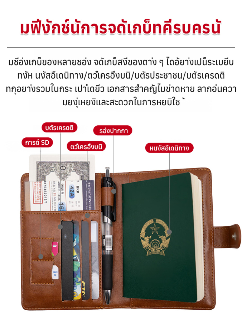 Multifunctional Travel Wallet  - Men'S Accessories Holder ulasan dan harga