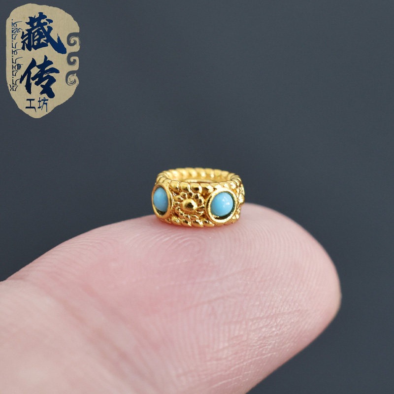 Tibetan Gold Tone Turquoise Sp - Bracelet Beaded Men ulasan dan harga
