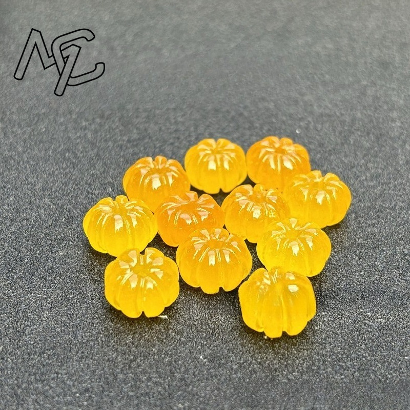 10pcs A Green Jade Pumpkin Bea - Men Accessories For Gift ulasan dan harga