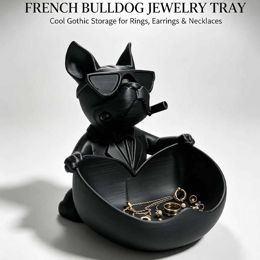 Trendy French Bulldog Key Stor - Men'S Accessories Tray ulasan dan harga