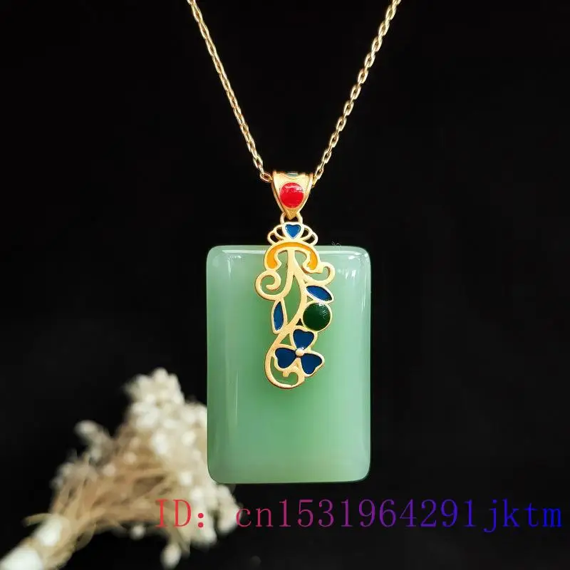 Jade Pendant Necklace Amulet C - Men Accessories Jewelry ulasan dan harga