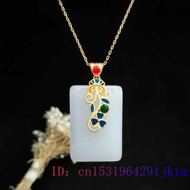 Jade Pendant Necklace Amulet C - Men Accessories Jewelry ulasan dan harga
