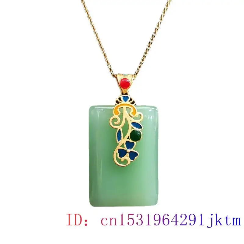 Jade Pendant Necklace Amulet C - Men Accessories Jewelry ulasan dan harga