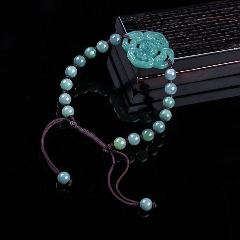 Natural Jadeite A-grade Bracel - Bracelet Beaded Men ulasan dan harga