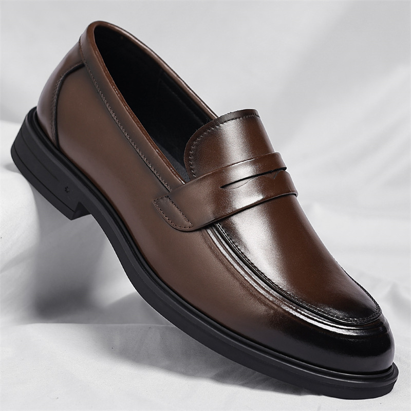 Men's Formal Leather Loafers I - Men Accessories Elegant ulasan dan harga