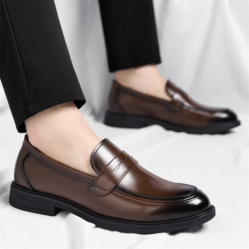 Men's Formal Leather Loafers I - Men Accessories Elegant ulasan dan harga