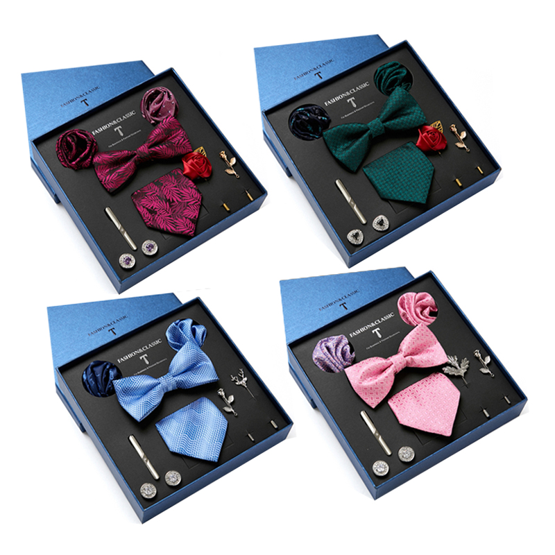 Green Mens Tie Gift Box Paisle - Neck Tie Set Box ulasan dan harga
