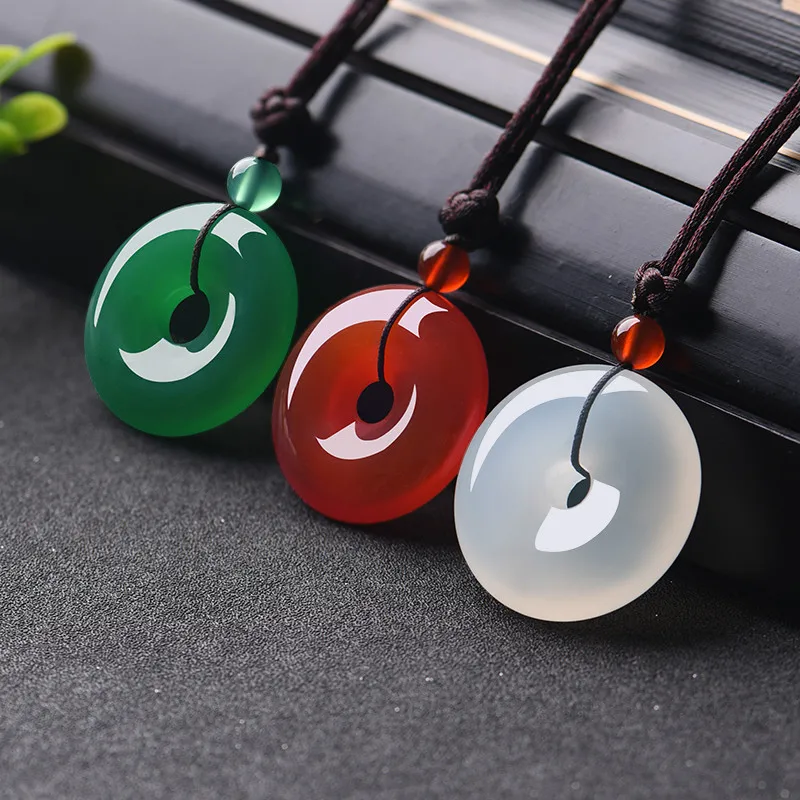 Natural Multicolor Jade Doughn - Men Accessories For Gift ulasan dan harga