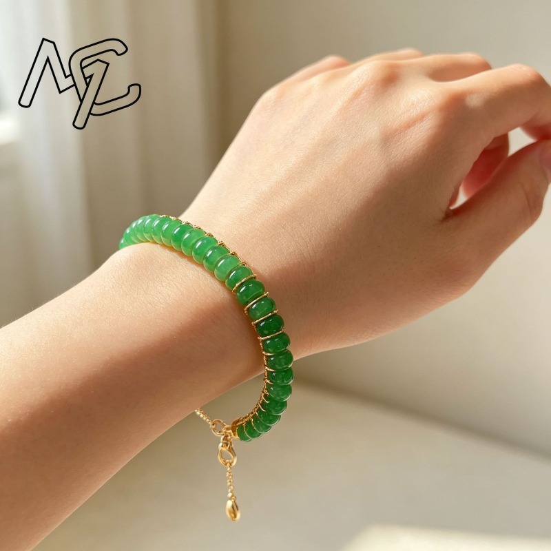 Natural Dry Blue Jade Abacus B - Men Accessories Jewelry ulasan dan harga