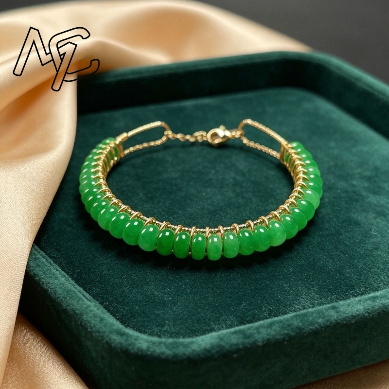 Natural Dry Blue Jade Abacus B - Men Accessories Jewelry ulasan dan harga