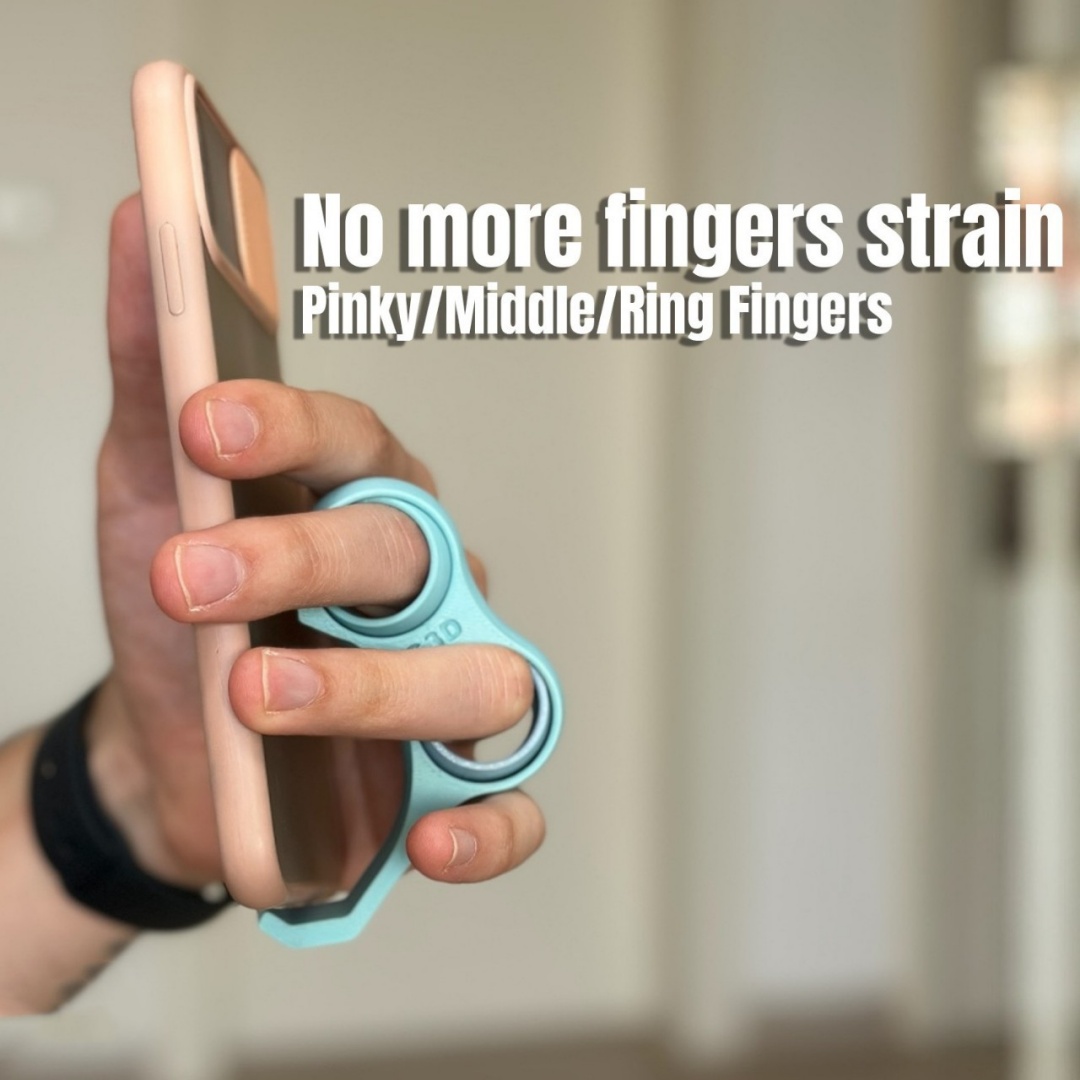 1PCS Cellphone Grip Holder Fin - Men'S Accessories Holder ulasan dan harga