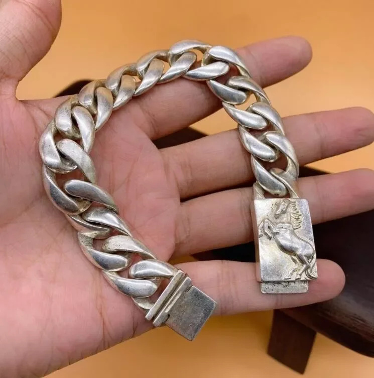 Fashion Miao Silver Bracelet w - Men Accessories Chain And Bracelet ulasan dan harga