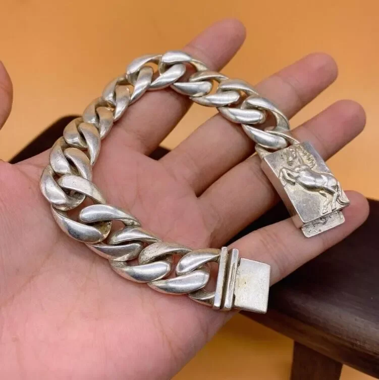 Fashion Miao Silver Bracelet w - Men Accessories Chain And Bracelet ulasan dan harga