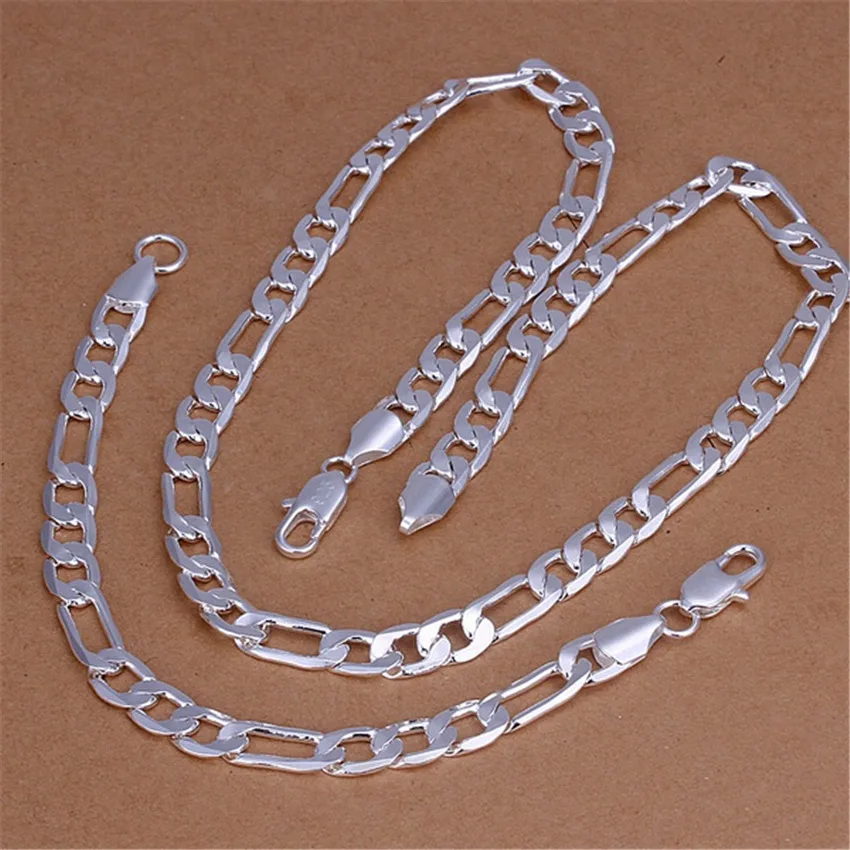 925 sterling Silver classic 8M - Men Accessories Chain And Bracelet ulasan dan harga