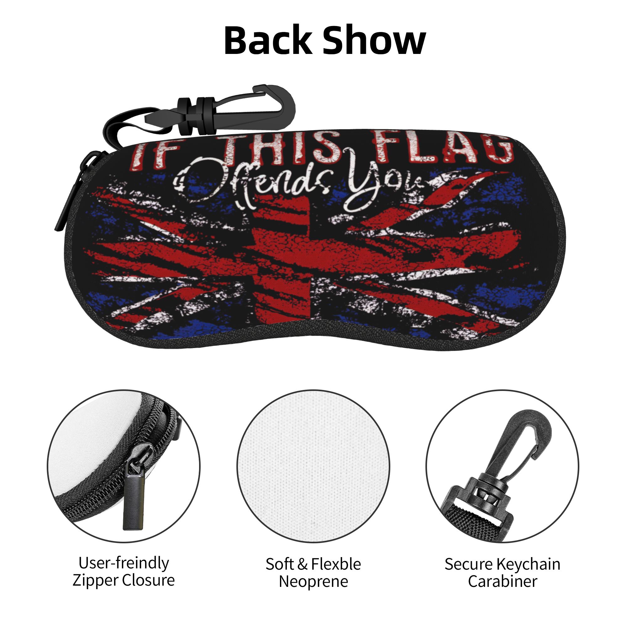British flag UK Glasses Case M - Men'S Accessories Uk ulasan dan harga