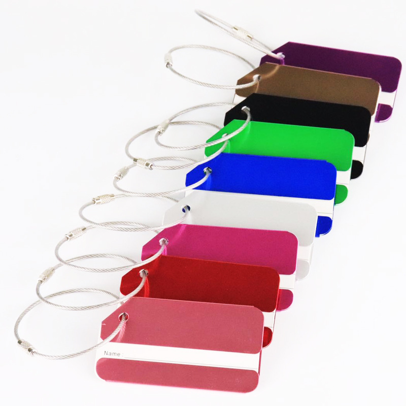 1Pc Aluminum Metal Luggage Tag - Men'S Accessories Holder ulasan dan harga