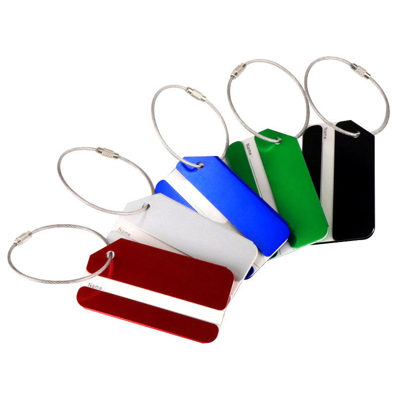 1Pc Aluminum Metal Luggage Tag - Men'S Accessories Holder ulasan dan harga