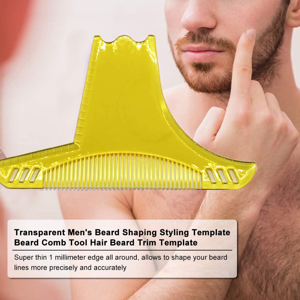 Beard Comb Rule Tool for Men - - Men Accessories Rule ulasan dan harga