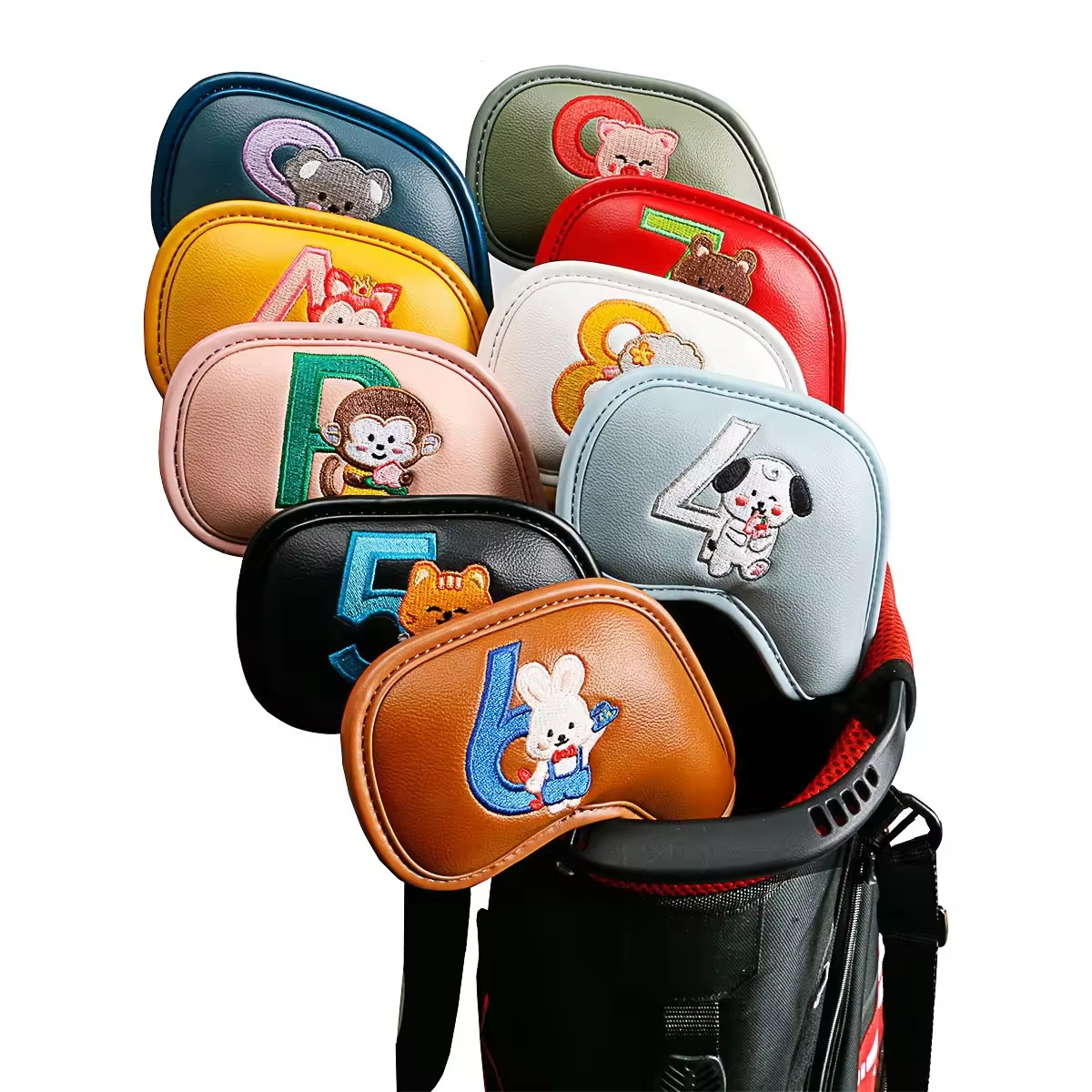 9Pcs Cute Cartoon Animal Golf  - Men Accessories For Gift ulasan dan harga