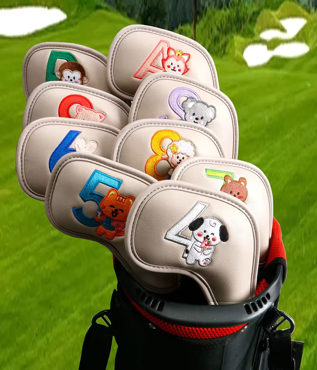 9Pcs Cute Cartoon Animal Golf  - Men Accessories For Gift ulasan dan harga