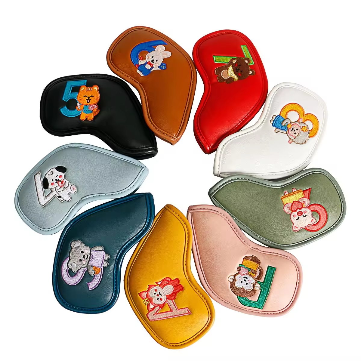 9Pcs Cute Cartoon Animal Golf  - Men Accessories For Gift ulasan dan harga