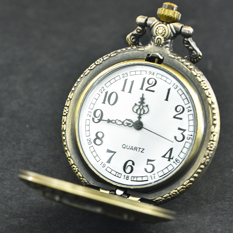 Vintage Bronze Pocket Watch,Fl - Men Accessories List ulasan dan harga