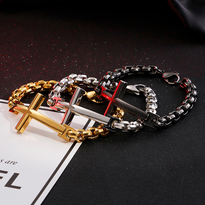 New Titanium Steel Mens Bracel - Men Accessories Chain And Bracelet ulasan dan harga