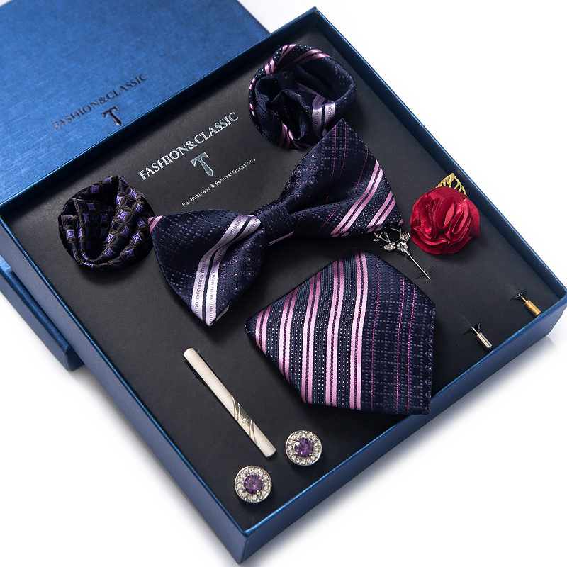 Holiday Present Tie Handkerchi - Neck Tie Set Box ulasan dan harga