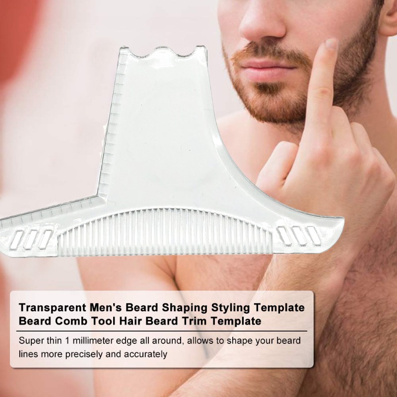 Man Beard Template Comb Rule S - Men Accessories Rule ulasan dan harga