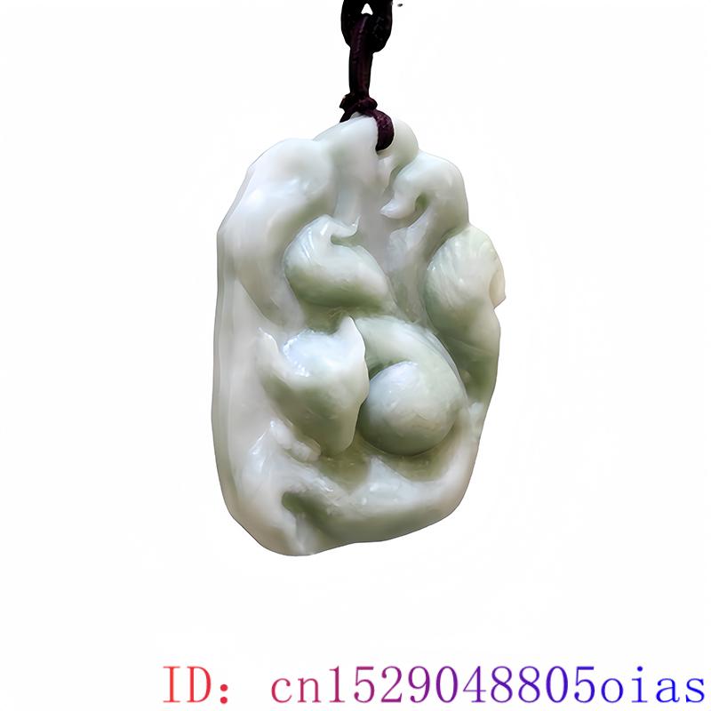 Natural Real Jade Fox Pendant  - Men Accessories Jewelry ulasan dan harga